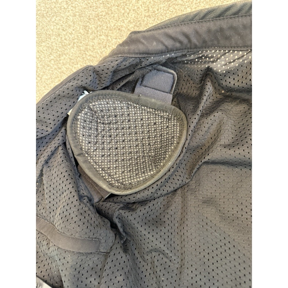Dainese Codice Controllo Black Motorcycle Jacket Padded Armor Size 46 READ - Picture 14 of 16